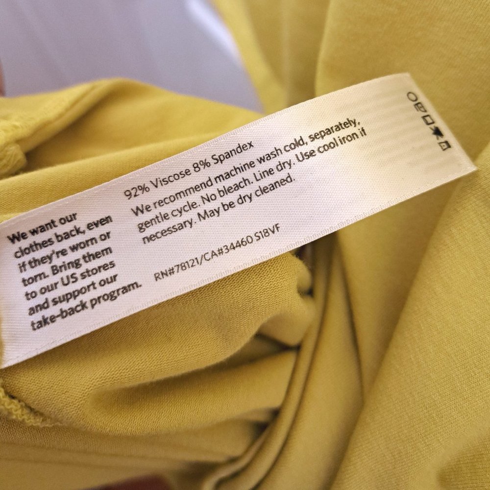 Eileen Fisher Yarrow Viscose Jersey Asymmetric Tunic Size Large - Picture 8 of 8